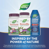 Nature's Way Boswellia Premium Extract: embalaje y etiquetas que destacan calidad y apto para veganos.
