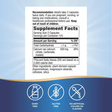 Etiqueta de Nature's Way Calcium Citrate mostrando información nutricional.