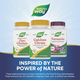 Nature's Way Calcio Citrato, detalle de ingredientes clave para una ingesta equilibrada