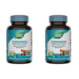 Nature's Way Cinnamon Premium Extract, botella visible para planificar la suplementación diaria.