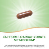 Nature's Way Cinnamon Premium Extract, etiqueta de ingredientes libre de gluten y vegana.
