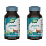 Nature's Way Cinnamon Premium Extract: botella de cápsulas, aroma cálido para cocina y bebidas.