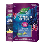 Nature's Way Cold Relief Hot Drink, envase del paquete para uso diario.