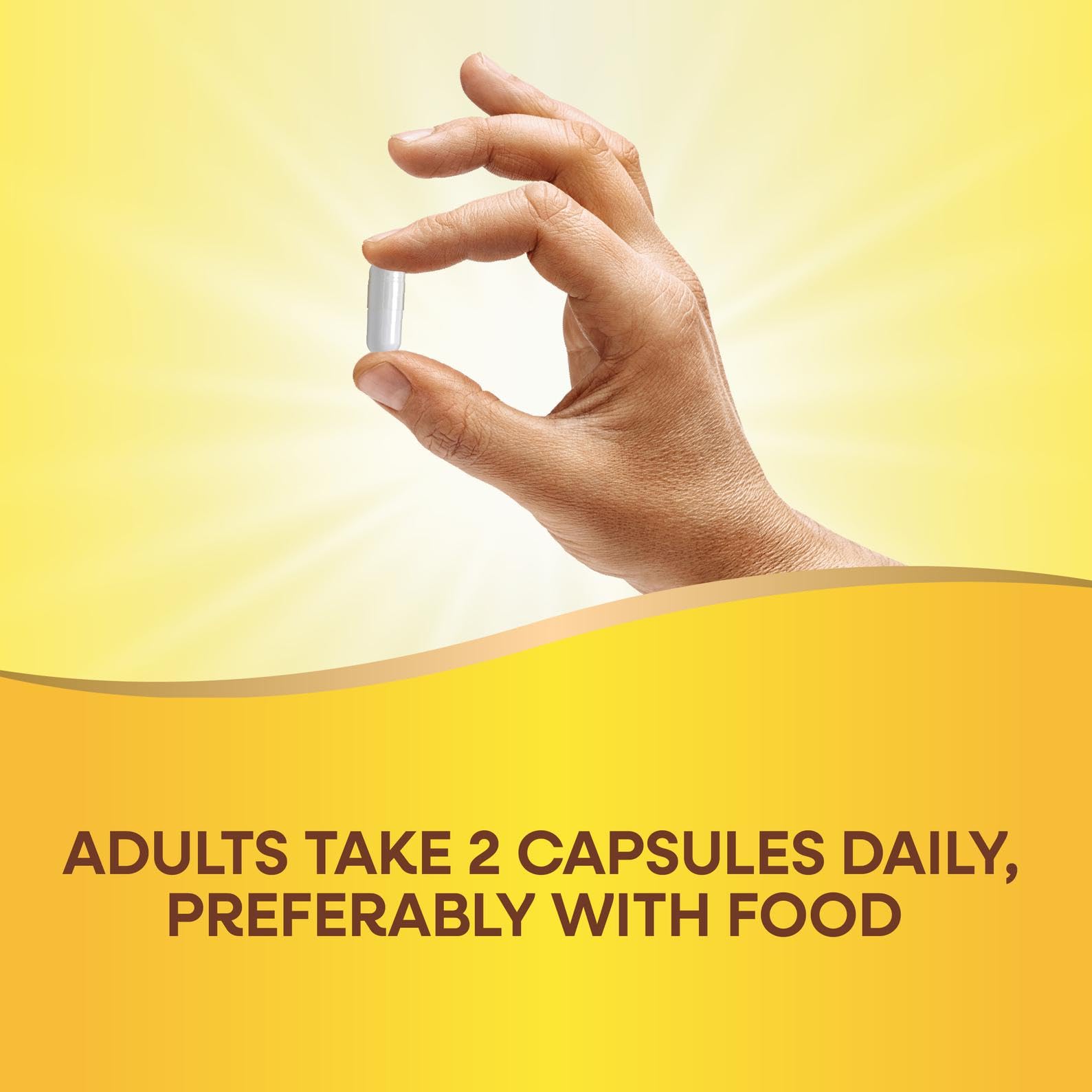 Nature's Way Colina y Inositol: envase con información de 500 mg por ingrediente