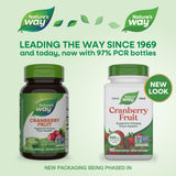 Nature's Way cranberry 930 mg por dosis de dos cápsulas