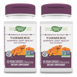 Nature's Way Curcuma Max Potency, botella de cápsulas para apoyo diario de articulaciones.