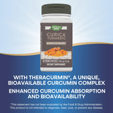 Nature's Way Curica Cúrcuma, alivio de molestias tras ejercicio con alta absorción.