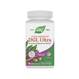 Nature's Way DGL Ultra, botella, apoyo digestivo diario y fácil de tomar.