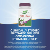 Nature's Way DGL Ultra: etiqueta trasera con ingredientes clave.