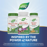 Nature's Way DGL Ultra, uso diario, sabor chocolate alemán, experiencia agradable.