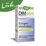 Nature's Way Dim-Plus botella frente: dosis consistentes con entrega BR-DIM