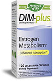Nature's Way Dim-Plus cápsulas frente: soporte diario para el metabolismo de estrógenos