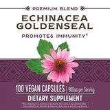 Frente del frasco Nature's Way Echinacea Goldenseal para dosificación fácil