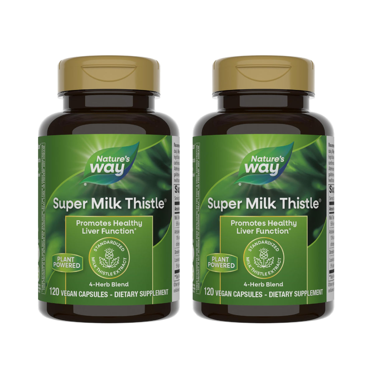 Nature's Way empaque 2-pack, práctico para consumo diario.