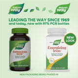 Nature's Way Energizing Iron: dos cápsulas suaves para la dosis diaria.