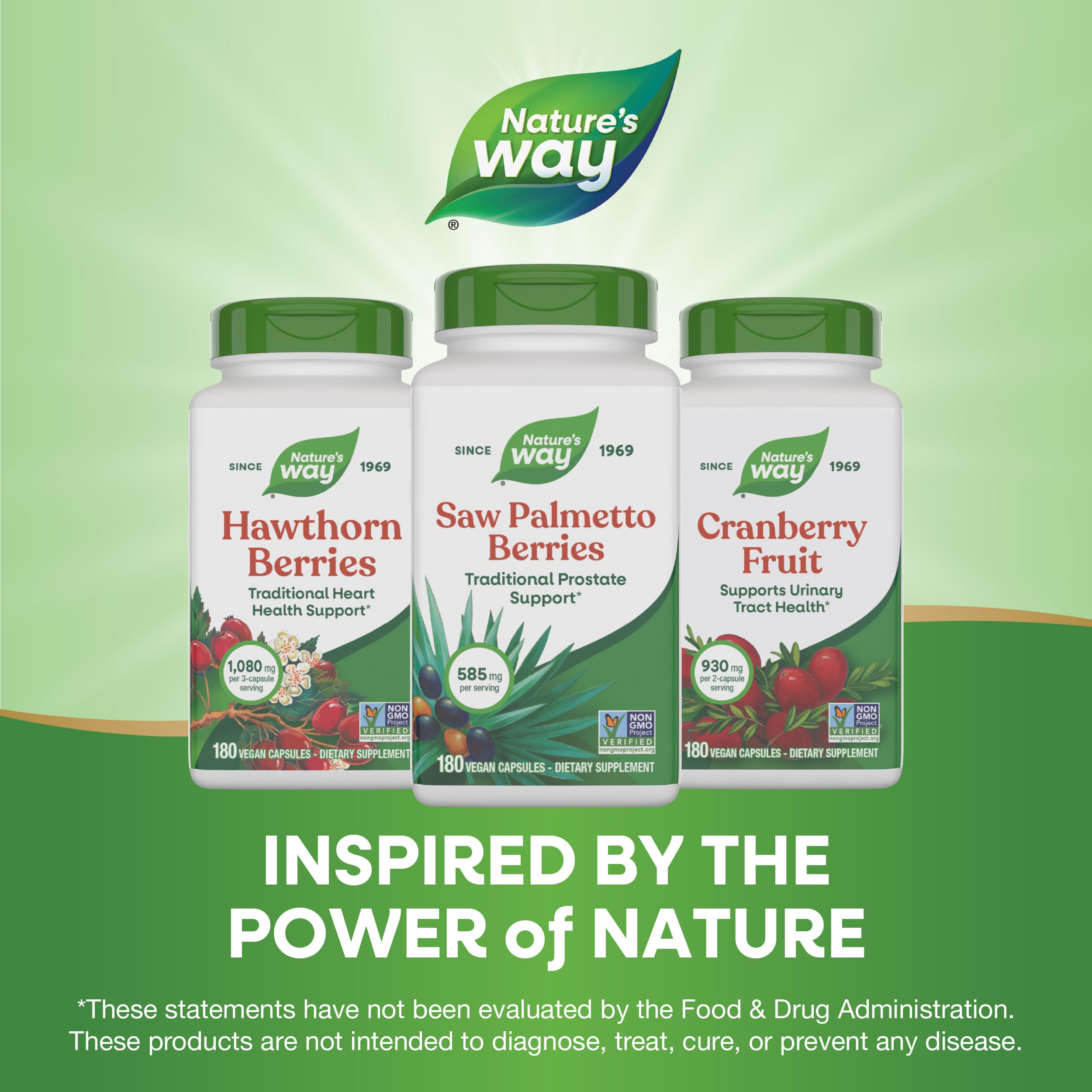 Nature's Way etiqueta nutricional clara, información fácil de leer