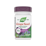 Nature's Way Extracto de Semilla de Uva, cápsulas veganas para apoyo antioxidante diario.