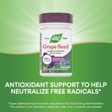Polifenoles al 95% en Nature's Way Extracto de Semilla de Uva para antioxidantes.