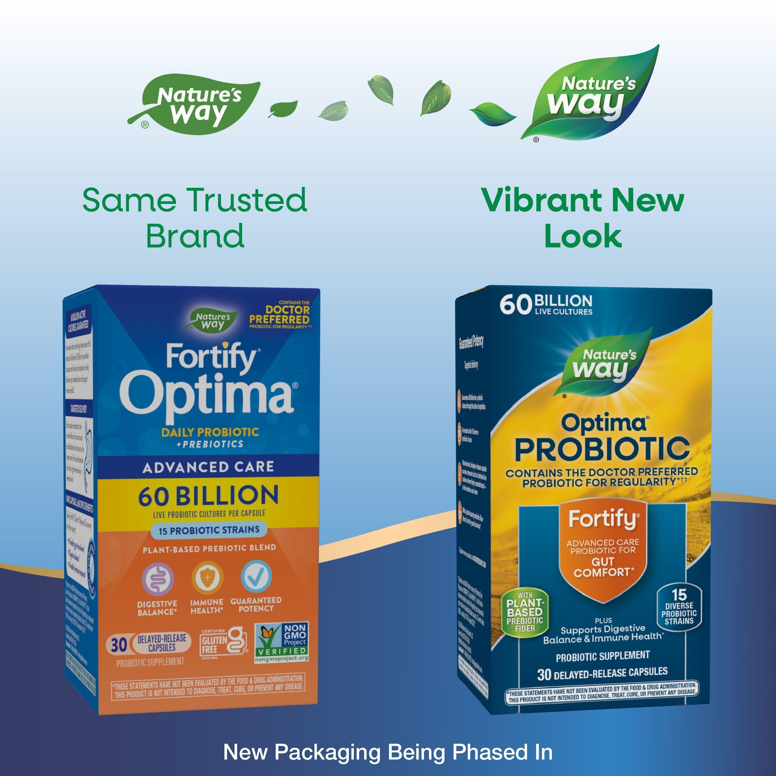 Fortify Optima prebiótico vegetal para alimentar bacterias beneficiosas
