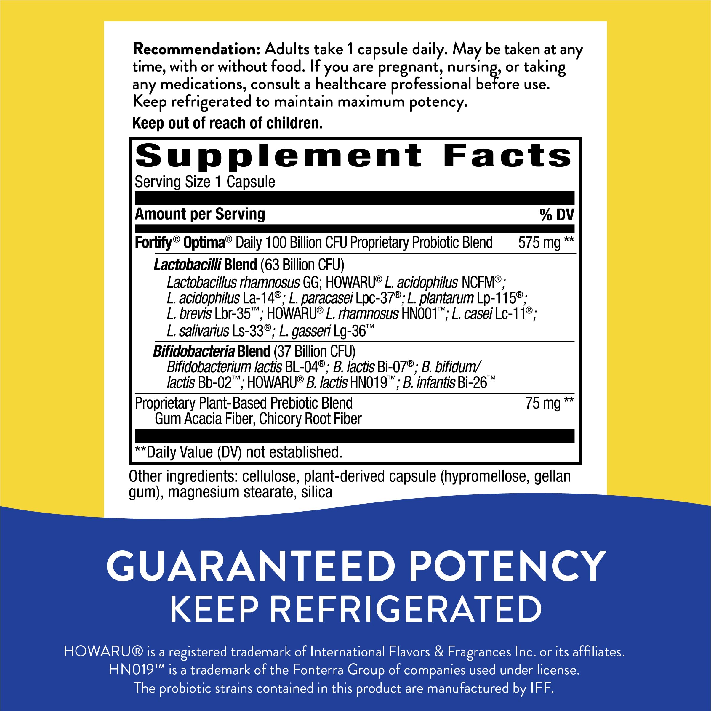 Nature's Way Fortify Optima, símbolo de gluten libre y calidad certificada