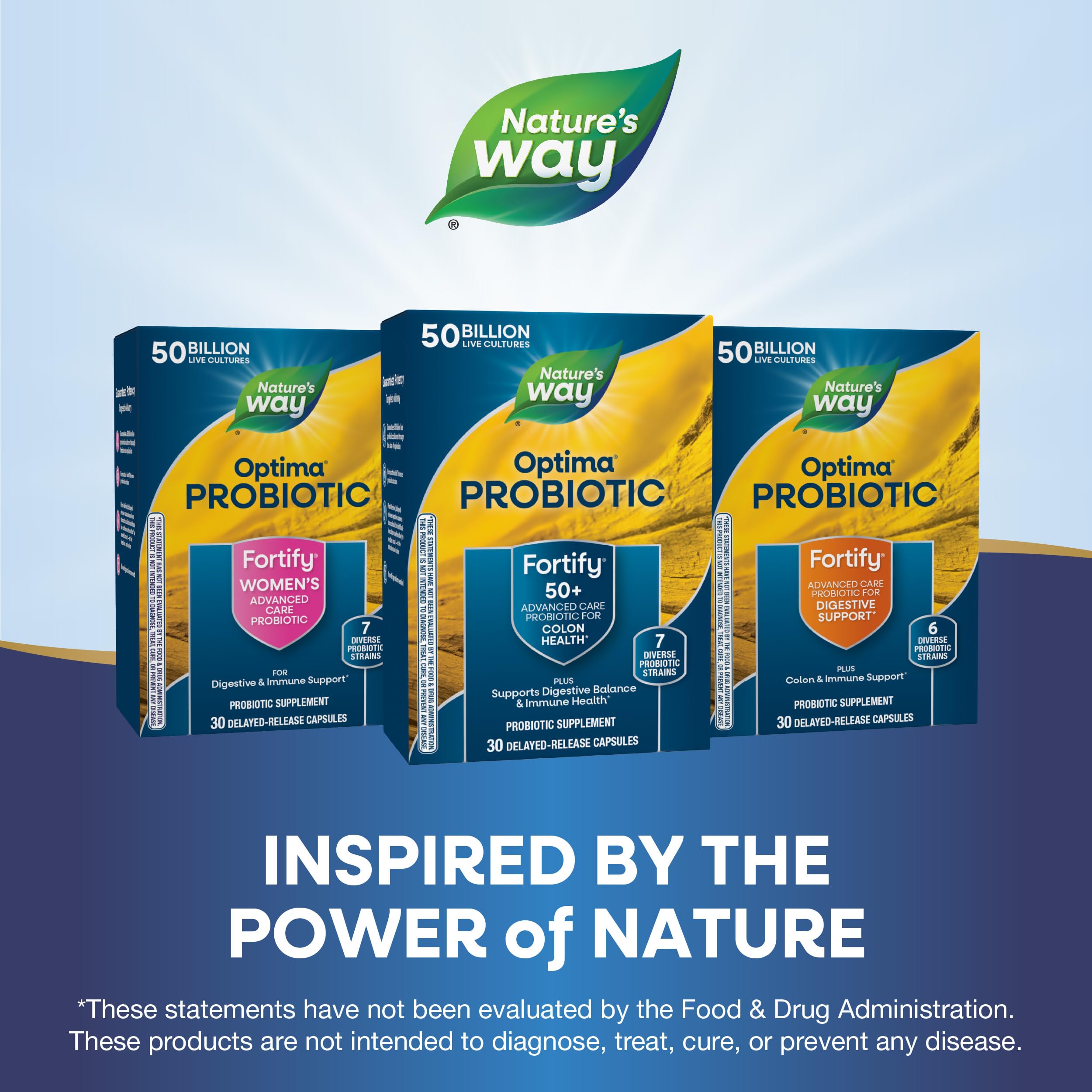 Etiqueta indica gluten, soja y lácteos ausentes en Fortify Optima de Nature's Way.