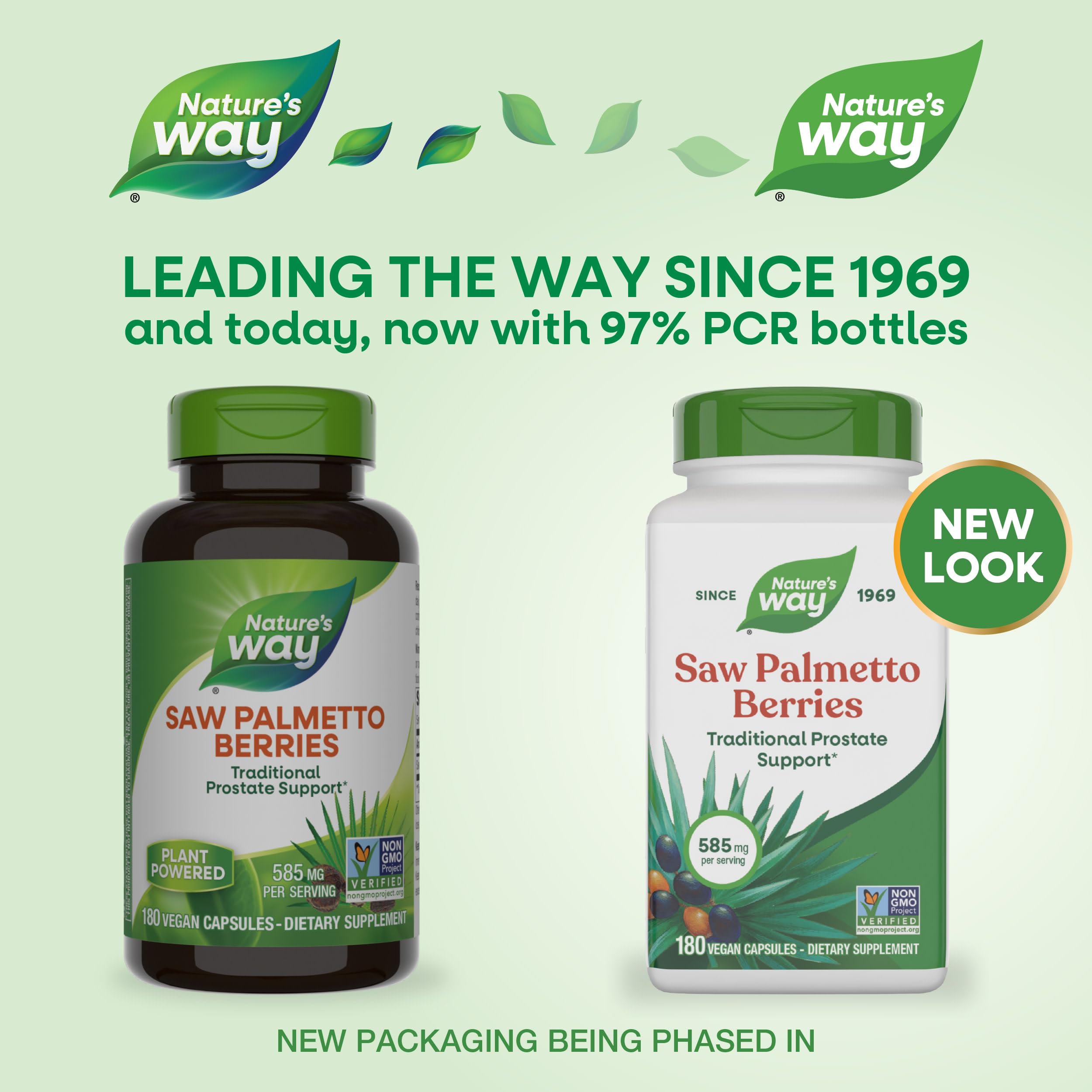 Nature's Way frasco de capsulas 585 mg, toma diaria