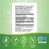 Nature's Way ginseng asiático: sin gluten para mayor comodidad