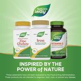 Nature's Way Hierro envase visible para planificar compra