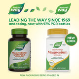 Nature's Way Magnesium Complex etiqueta frontal: resumen claro para el bienestar.