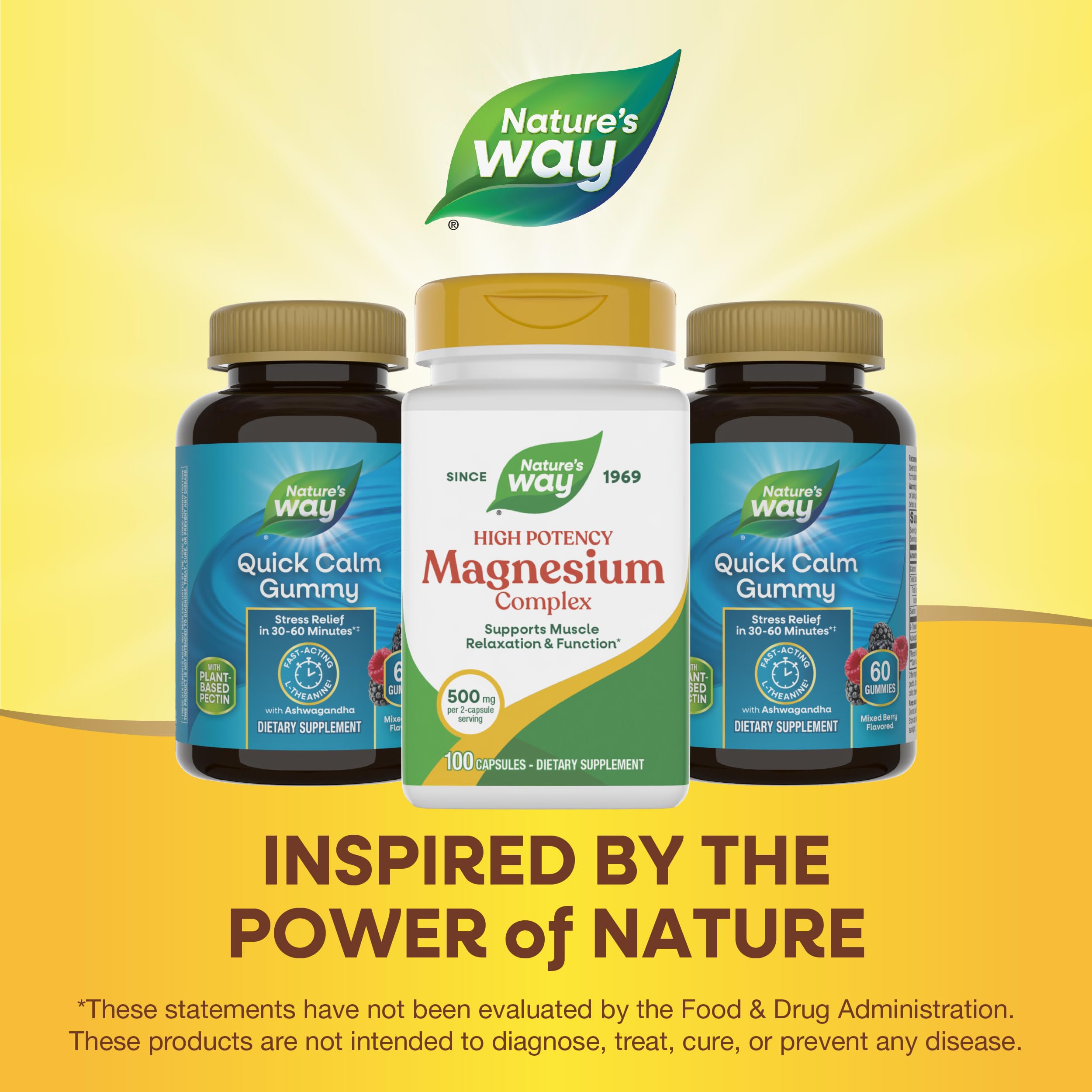Nature's Way Magnesium Complex sin gluten: opción apta para dietas sin gluten.