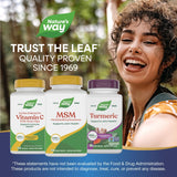 Nature's Way MSM 1000 mg detalle del producto en el empaque