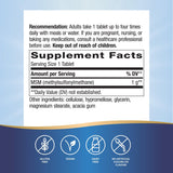 Nature's Way MSM 1000 mg sello de calidad en el empaque