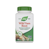 Nature's Way Ñame Silvestre: frasco con etiqueta clara, apoyo tradicional para la salud femenina.