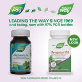 Nature's Way Orégano Envase reciclado al 97% posconsumo.