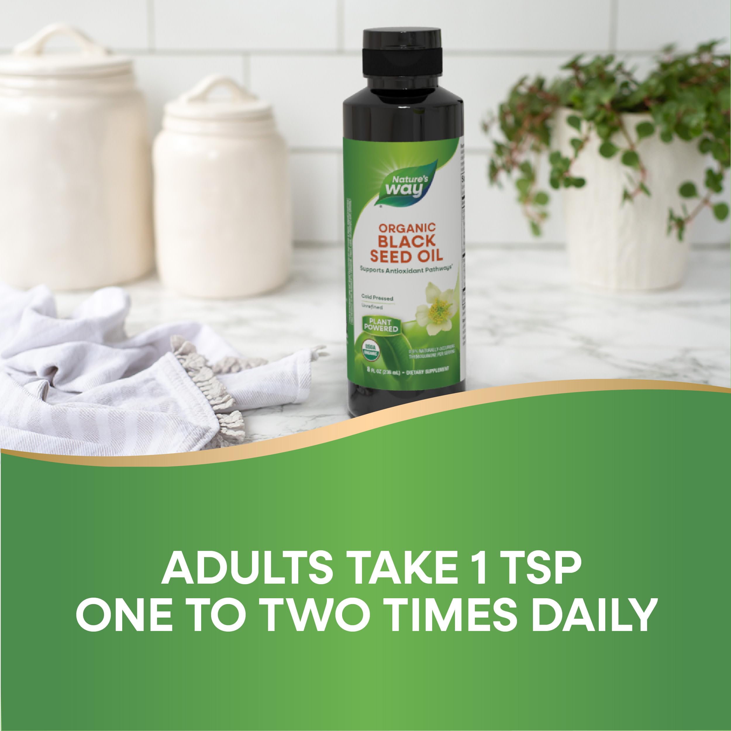 Nature's Way Aceite de Semilla Negra: aceite apto para dietas veganas y sin gluten.