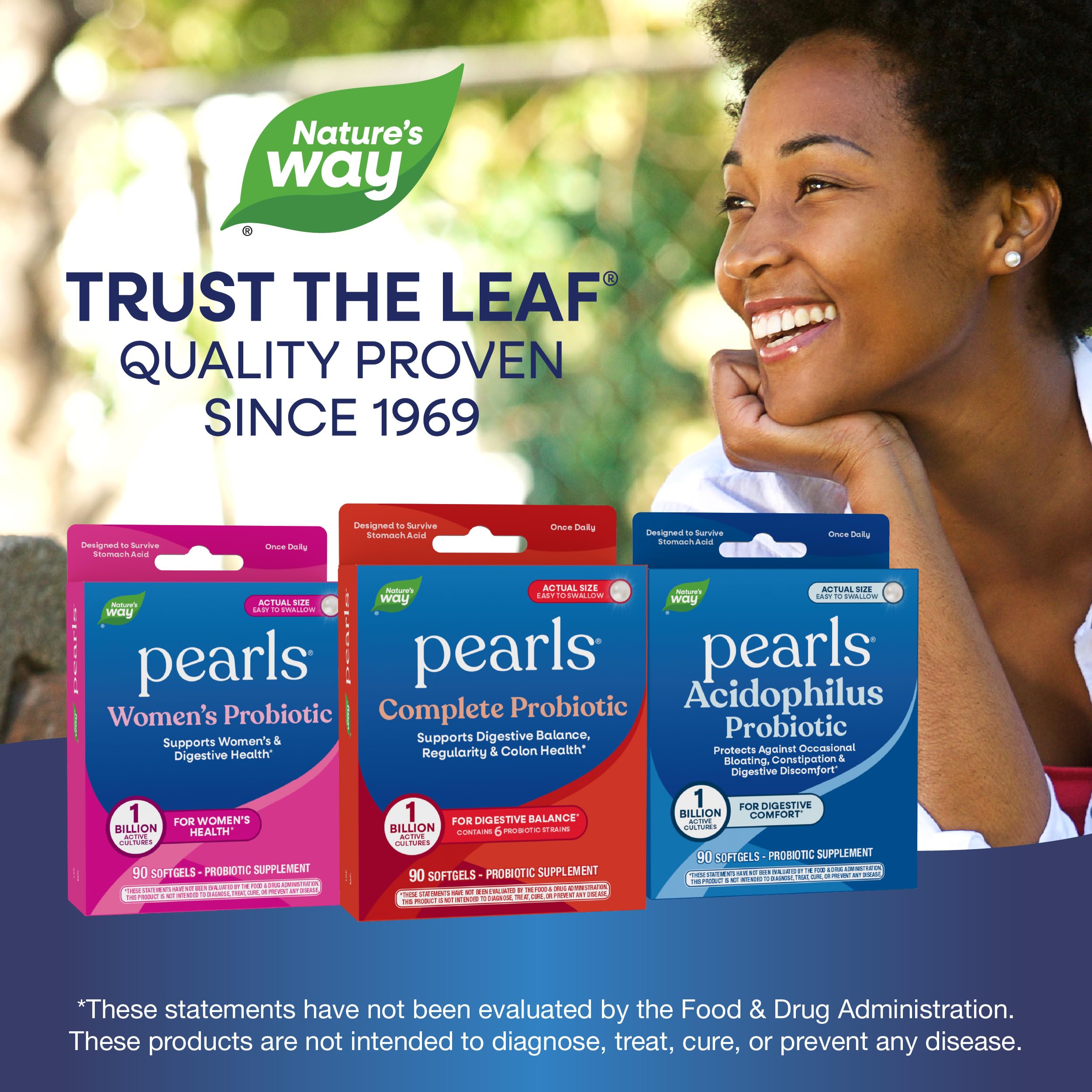 Nature's Way Pearls Complete Probiotic: apoyo diario para bienestar digestivo