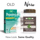 Nature's Way Pepogest: etiqueta nutricional con ingredientes clave