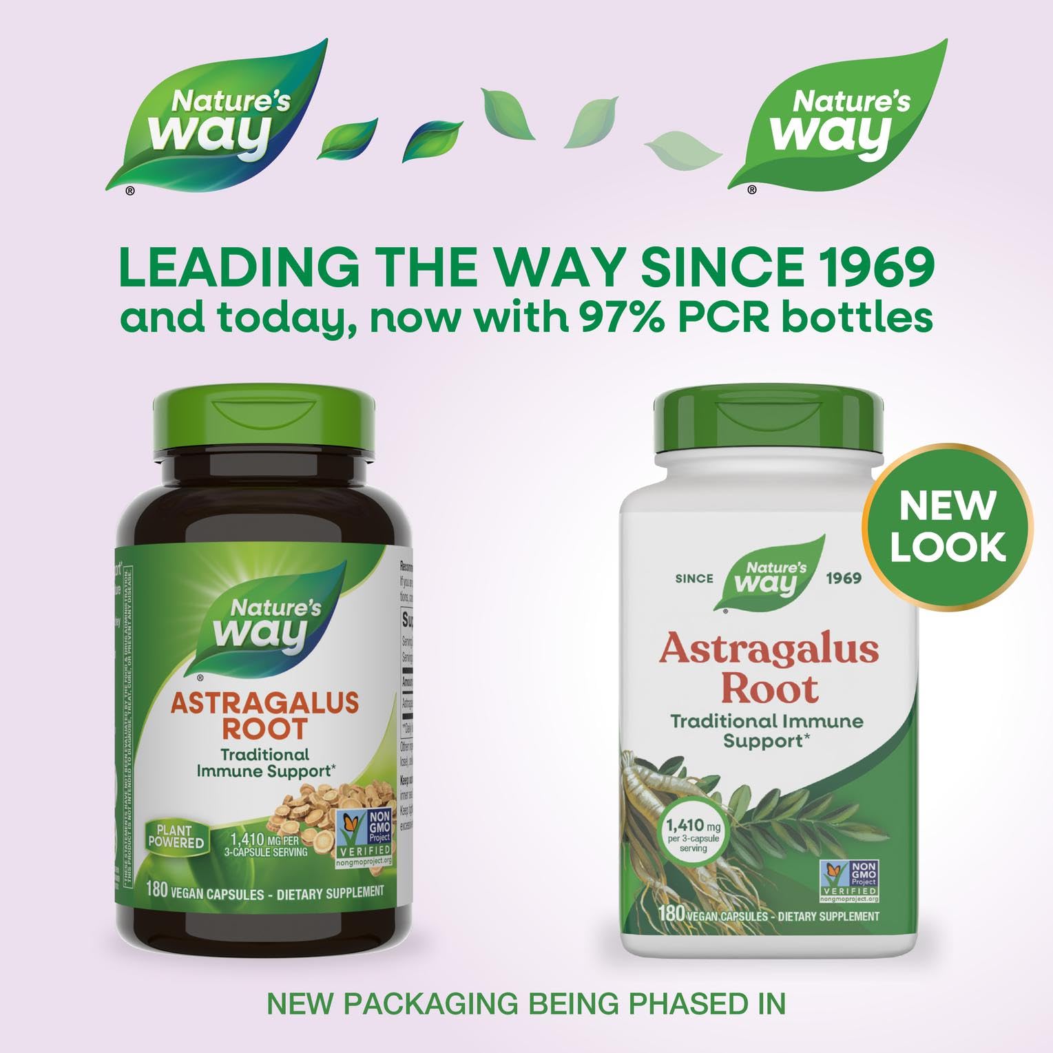 Porción de 3 cápsulas Nature's Way para consumo diario.