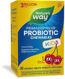 Nature's Way Primadophilus para niños, frasco, apoyo a la flora digestiva saludable.