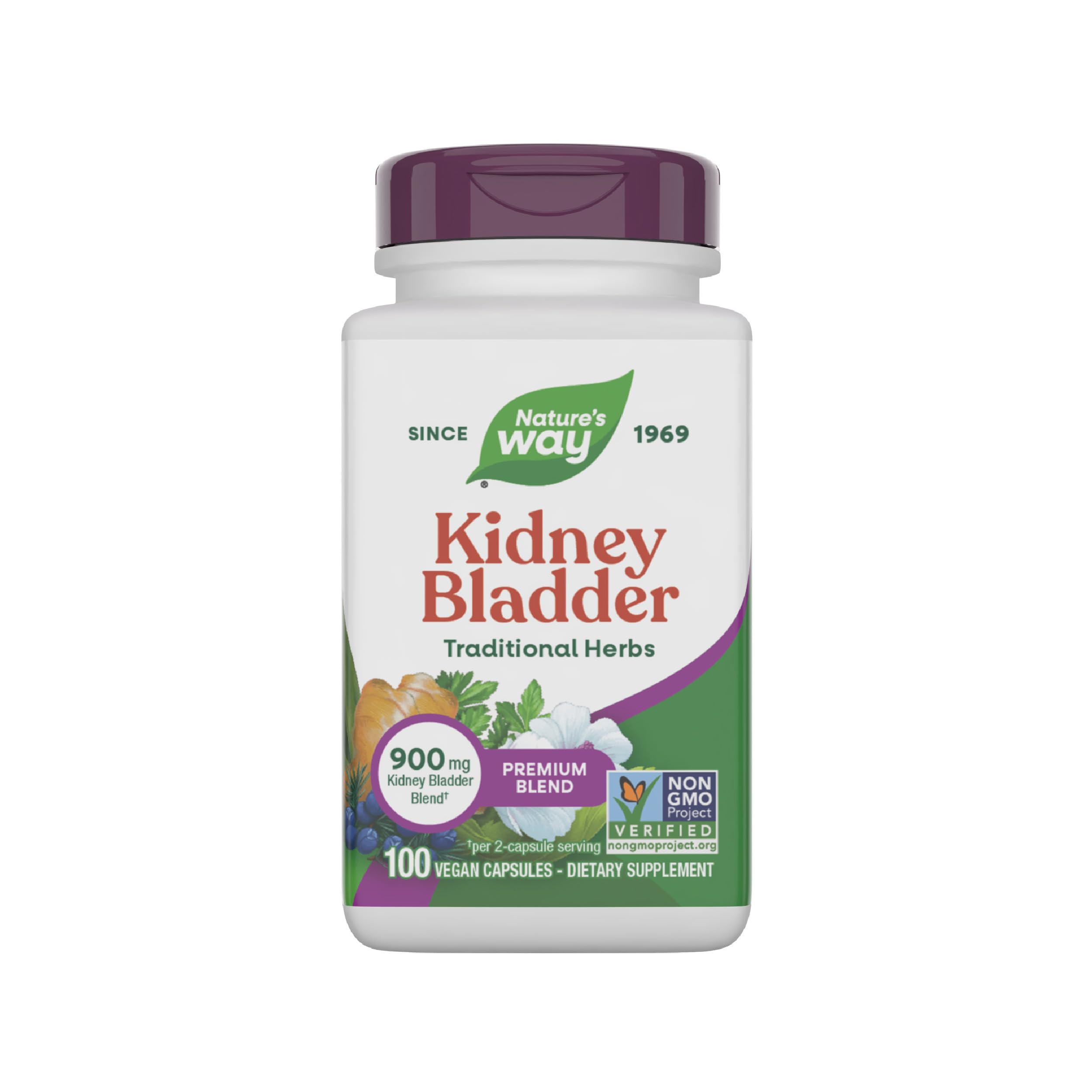 Nature's Way Kidney Bladder, empaque visible, apoyo potencial al bienestar diario.