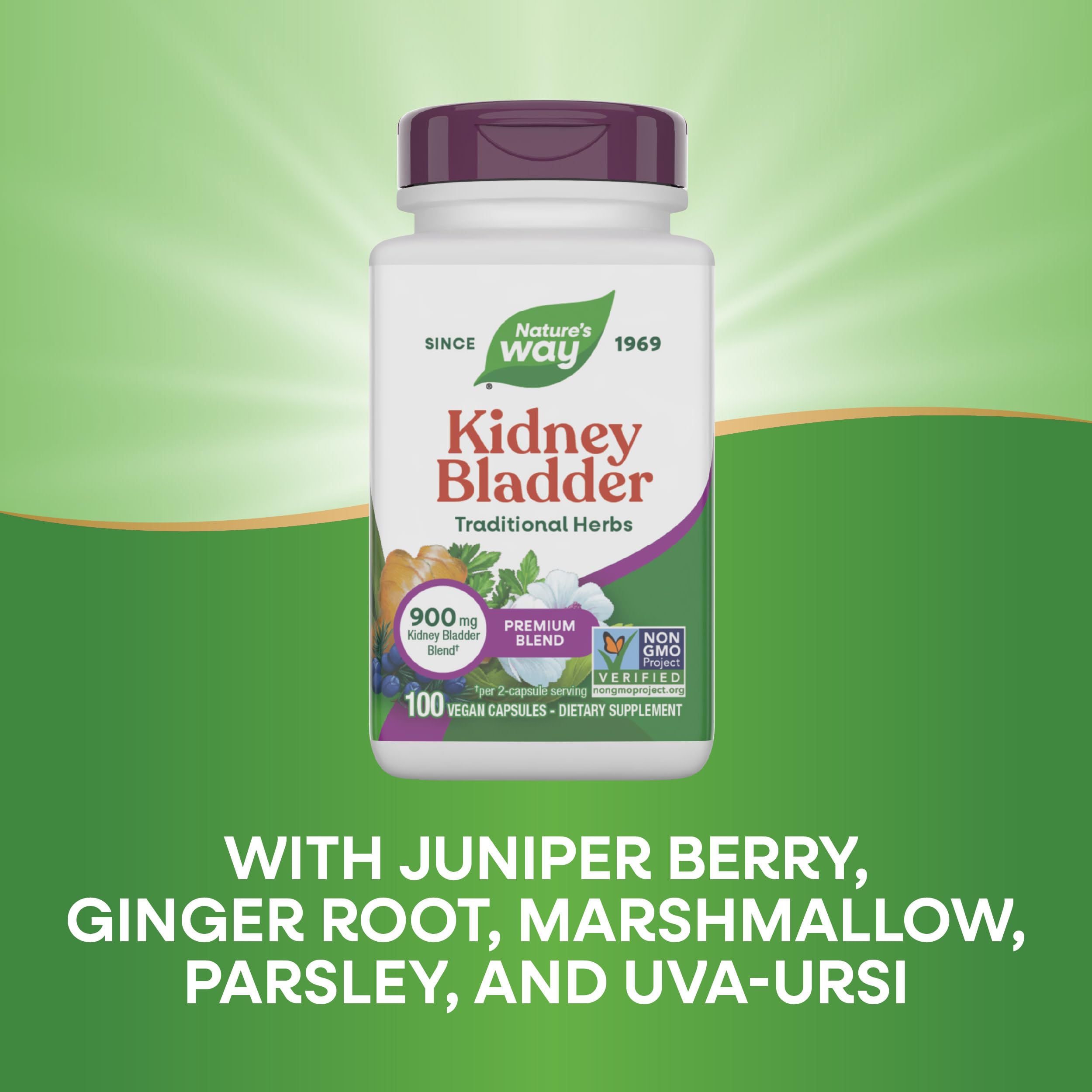 Nature's Way Kidney Bladder, raíz de malvavisco, suaviza la experiencia de uso.