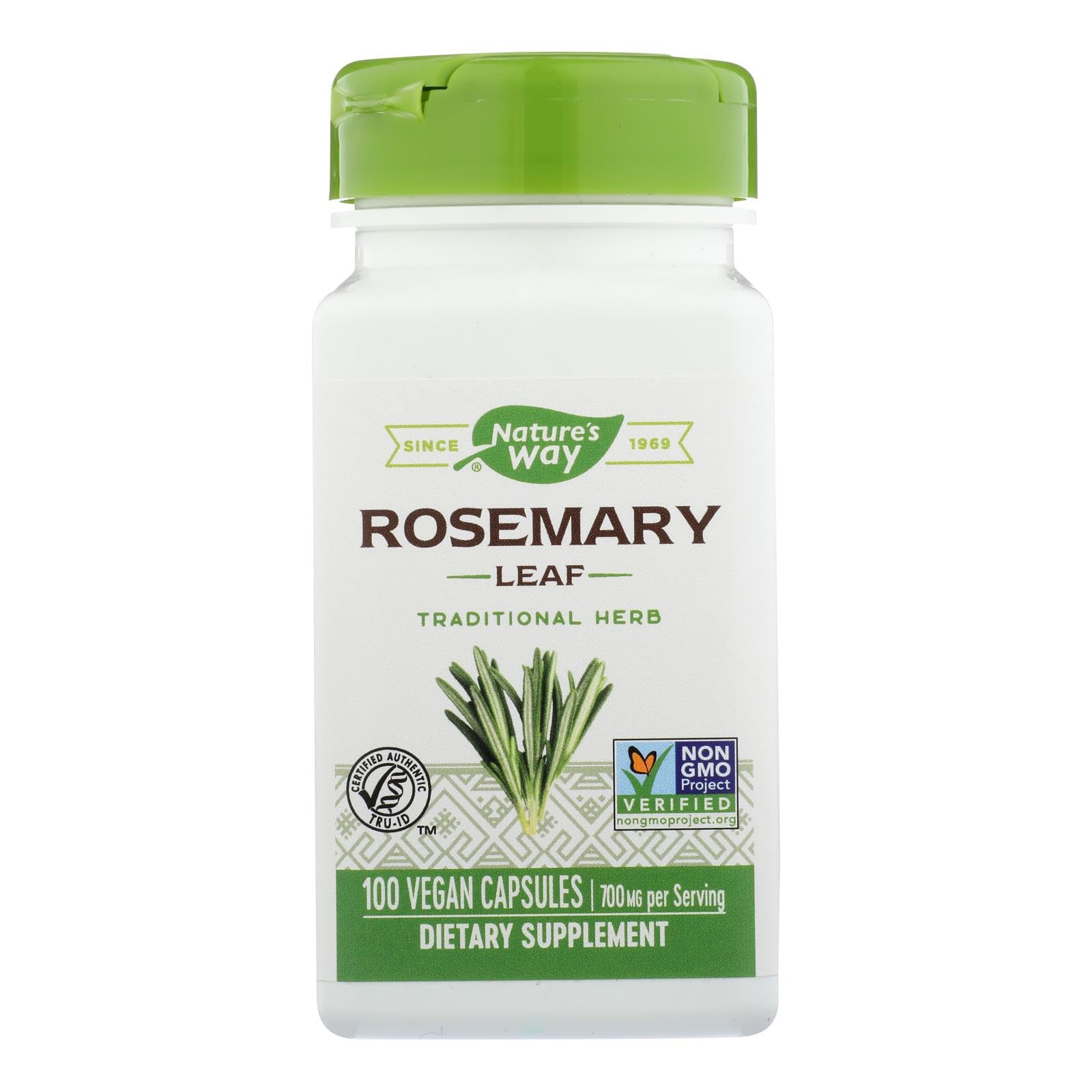 Nature's Way romero, hojas: aroma herbáceo para cocinar y perfumar el hogar.