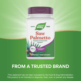 Nature's Way Saw Palmetto, uso diario fácil con comida.