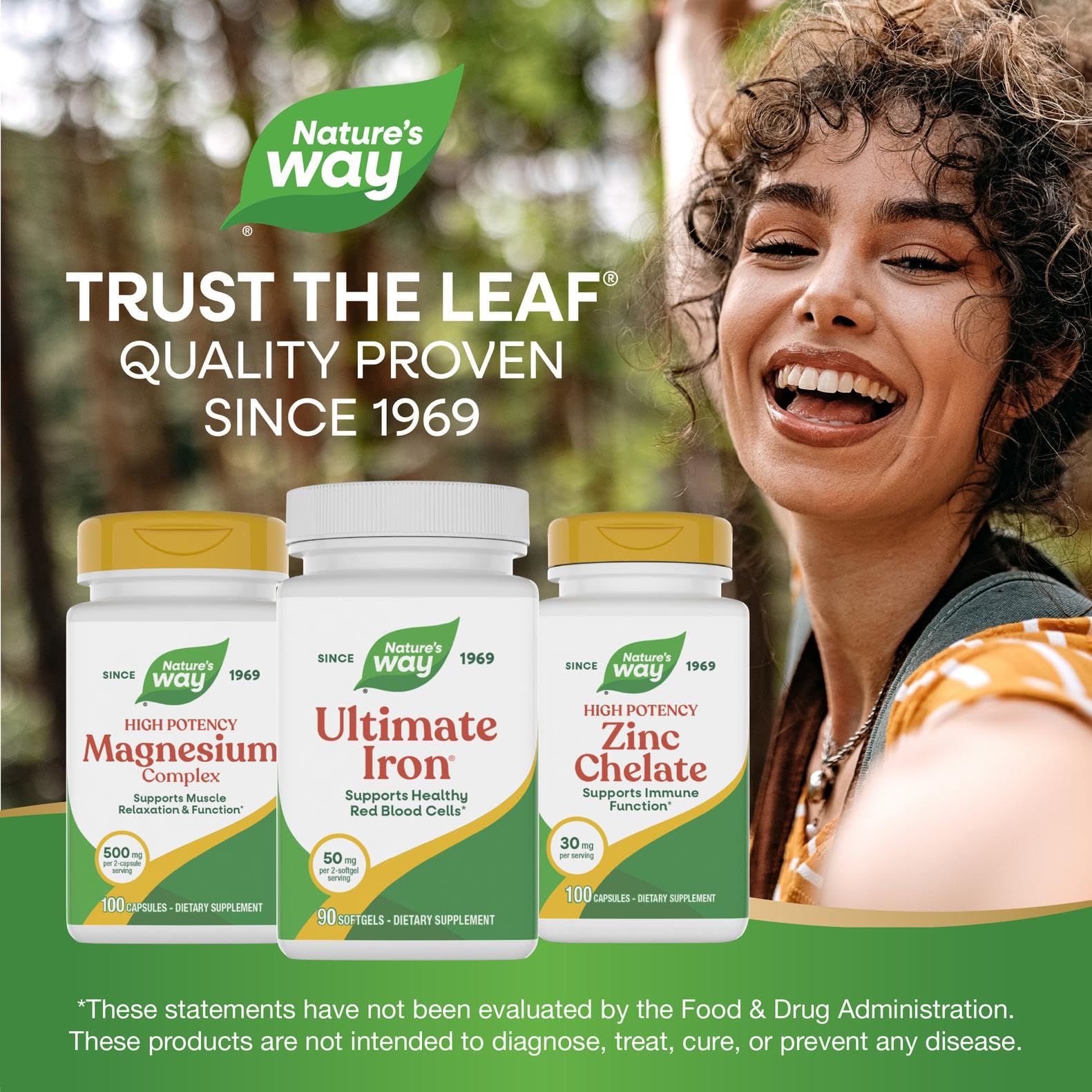Nature's Way Ultimate Iron caja de 90 cápsulas: suministro para varias semanas.
