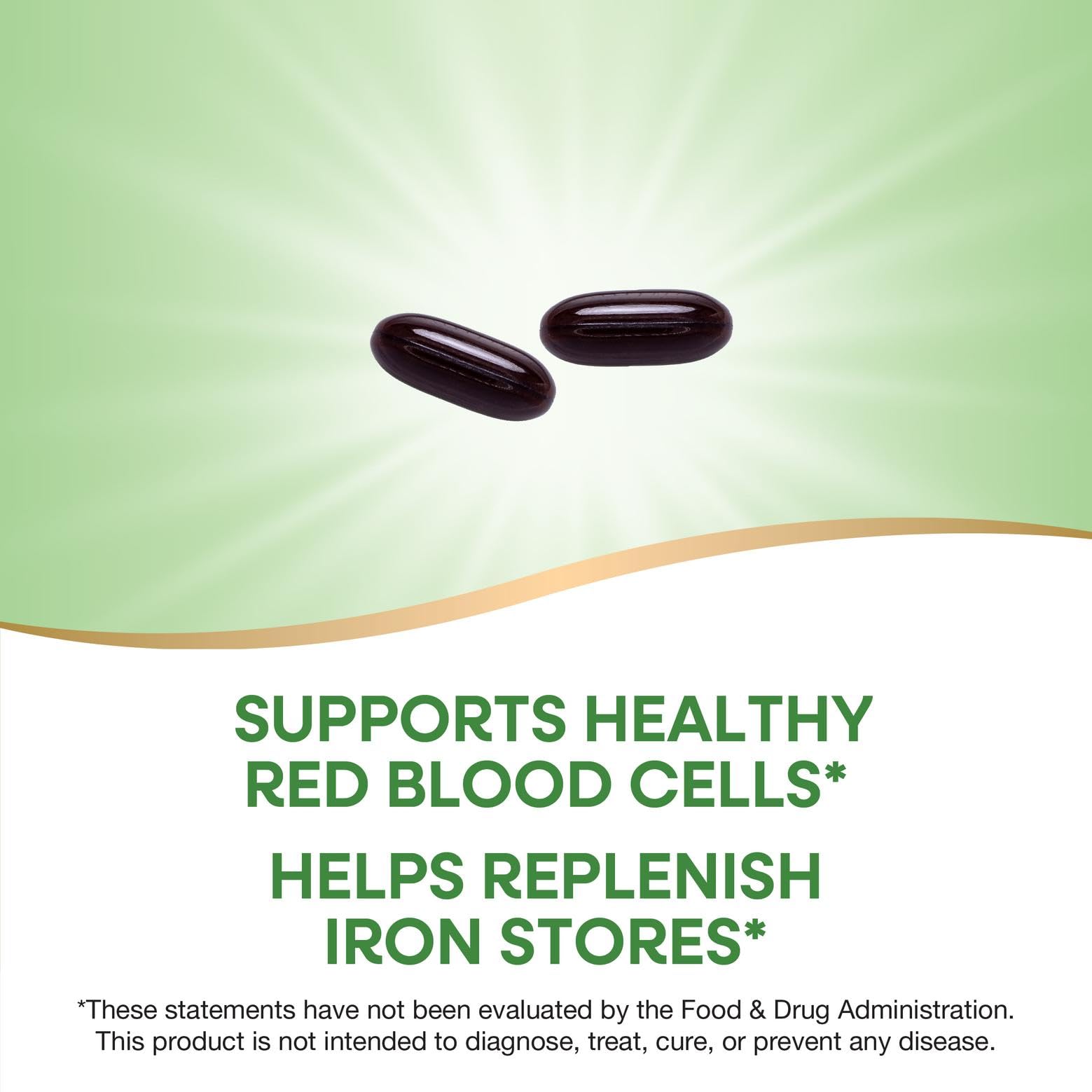 Nature's Way Ultimate Iron etiqueta sin gluten: opción apta para dietas.