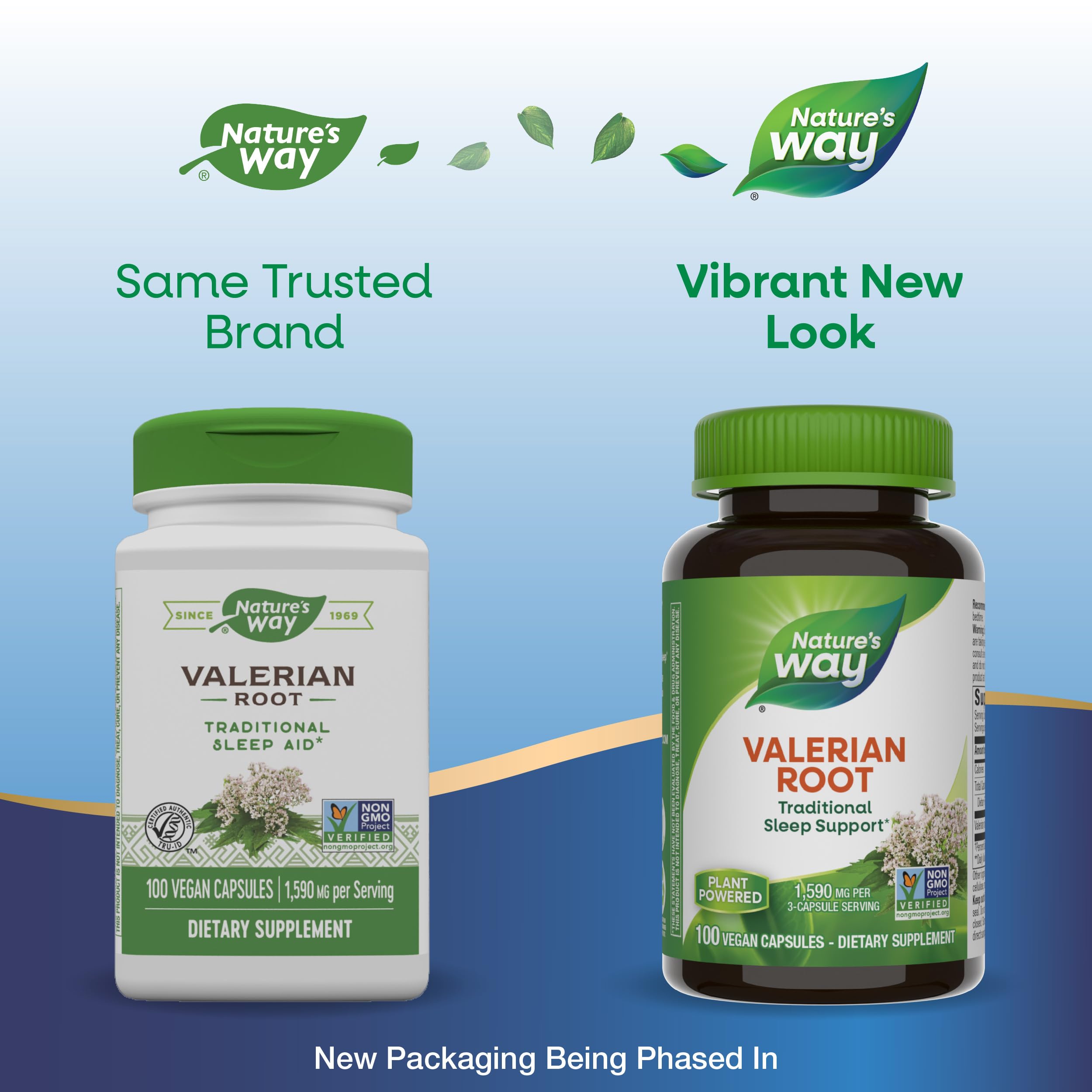 Nature's Way Valerian Root etiqueta verificada de pureza