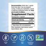 Nature's Way verificado libre de OGM: sello de calidad y trazabilidad.