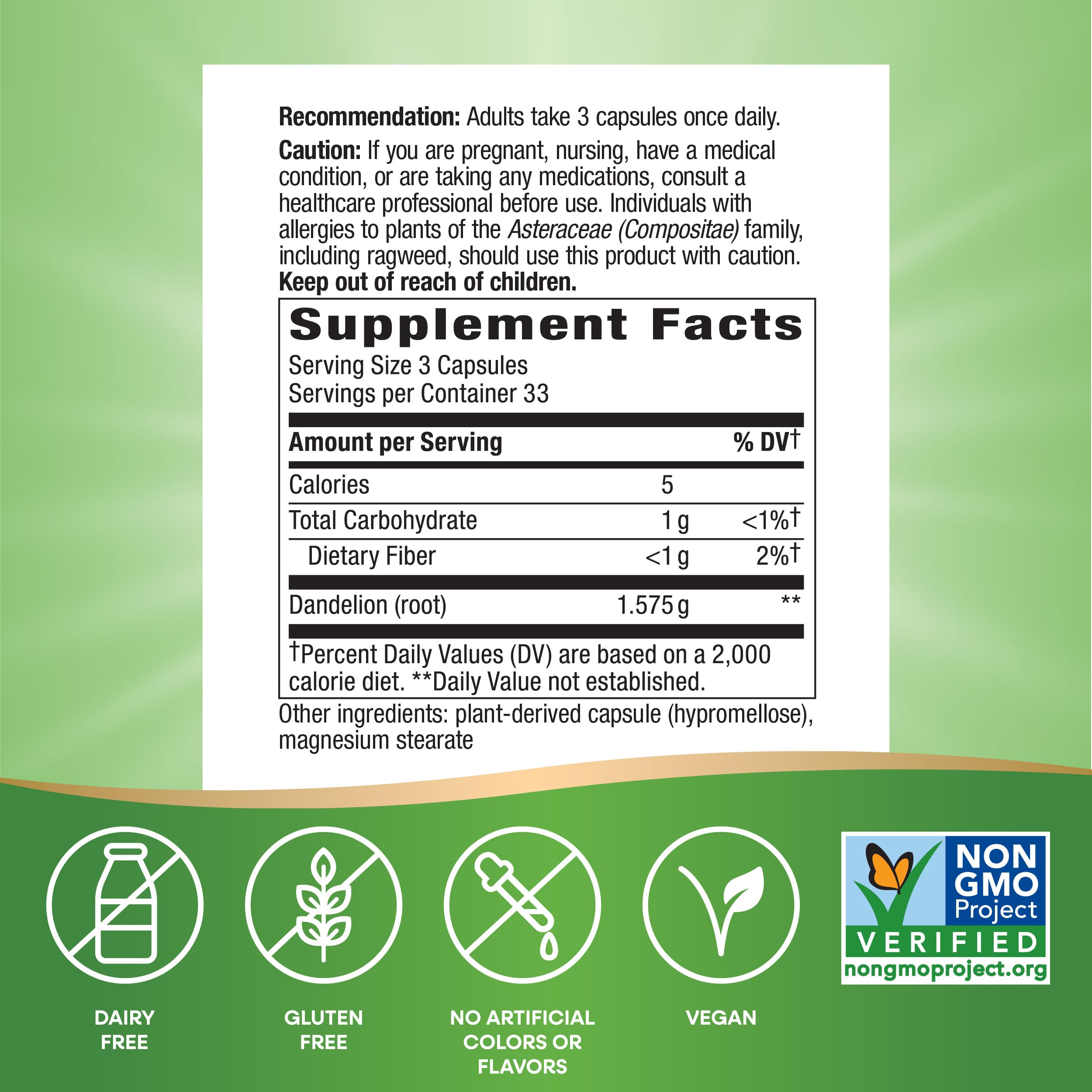 Producto verificado sin OGM para mayor confianza