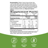 Nature's Way Vitamin C Gummies: etiqueta sin gluten y sin gelatina.