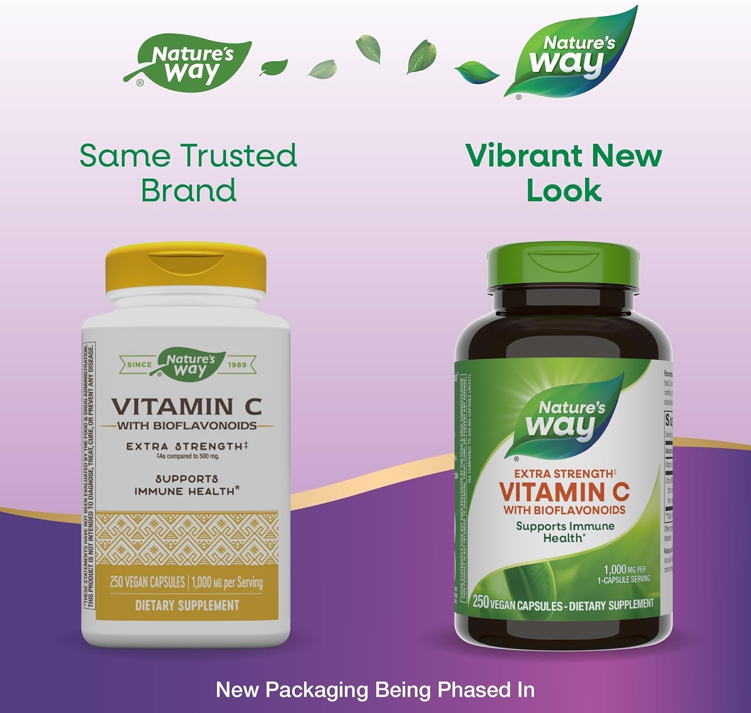 Nature's Way Vitamina C 1000 mg, cápsula, contribuye al colágeno para piel saludable